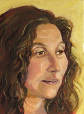 'Ashley 3' - Acrylic on Canvas - 9 x 12 - 2010 