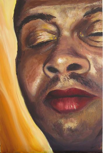 'Hari 2' - Acrylic on Canvas - 24 x 36 - 2009 