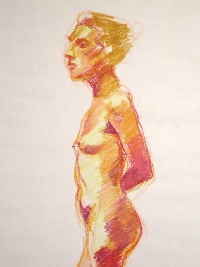 'Ingrid 2' - Pastel on paper - 18 X 24 - 2009 