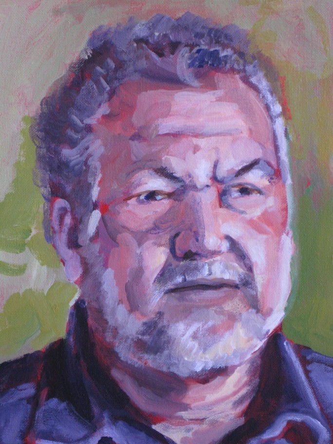 'Tom1' - Acrylic on Canvas - 9 x 12 - 2009 