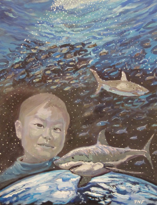 'Woo'sWorld' - Acrylic on Canvas - 22 x 28 - 2009 